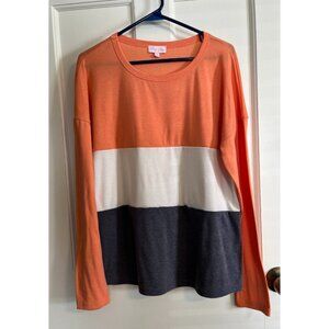 Pink Lily color block long sleeve